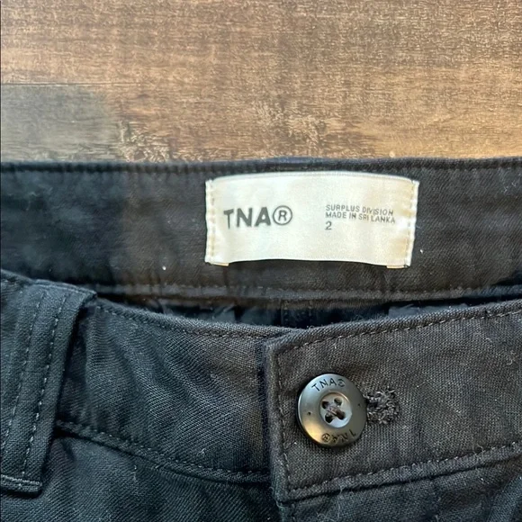 TNA Black Cargo Jumpsuit with Relaxed Fit - Picture 2 of 4